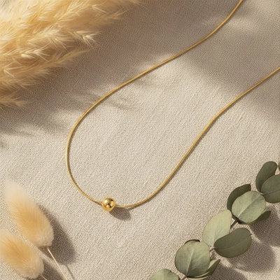 Golden Orb Necklace