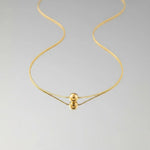 Golden Orb Necklace 4