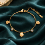 Golden Seashell Charm Bracelet 5