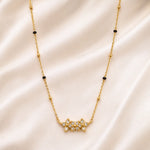 Golden Sparkle Floral Mangalsutra 4