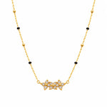 Golden Sparkle Floral Mangalsutra 6