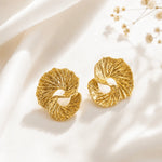 Golden Spiral Earrings 3