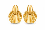Golden Sunray Statement Earrings 2