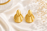Golden Sunray Statement Earrings 3
