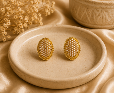 Light Luxury Style Pearl Earrings