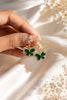 Green Butterfly Earrings