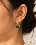 Green Butterfly Earrings 5