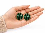 Green Stud Earrings 5