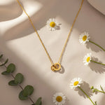 Interlocking Circle Necklace set 2