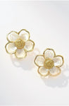 Ivory Blossom Stud Earrings 5