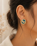 Lavender Butterfly Stud Earrings 2
