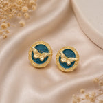 Lavender Butterfly Stud Earrings 3
