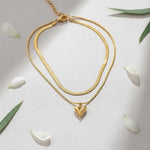 Layered Heart Necklace 3