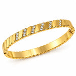 Little Sparkle Gold Crystal Kids Kada 2