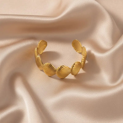 Maris Shell Cuff Bangle Bracelet