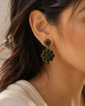 Midnight Bloom Statement Earrings 2
