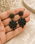 Midnight Bloom Statement Earrings 3