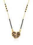 Midnight Heart Crystal Mangalsutra 3