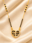 Midnight Heart Crystal Mangalsutra 4