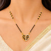 Midnight Heart Crystal Mangalsutra