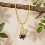 Midnight Swan Crystal Pendant Necklace 3