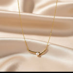 Minimalist Pearl Necklace 4