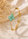 Mint Clover Charm Bracelet 3