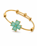 Mint Clover Charm Bracelet 2