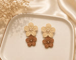 Mocha Blossom Drop Earrings 3