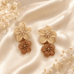 Mocha Blossom Drop Earrings 4