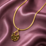 Olive Royale Crystal Pendant Necklace 2