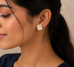 Pearl Blossom Stud Earrings 4