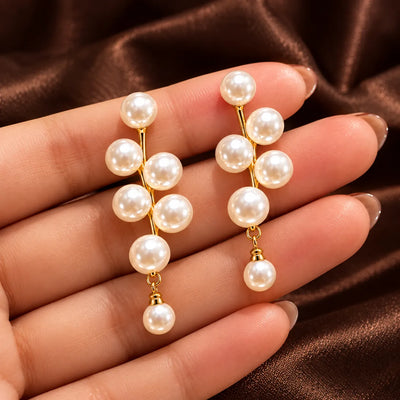 Pearl Branch Drop Earrings