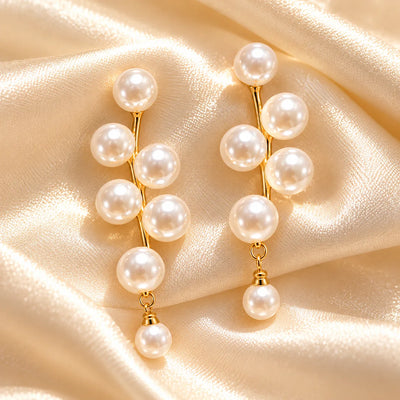 Pearl Branch Drop Earrings