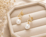 Pearl Glow Drop Earrings 1