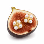 Pearl Knot Stud Earrings 2