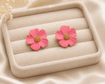 Pink Blossom Stud Earrings 4