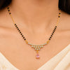 Pink Grace Crystal Drop Mangalsutra