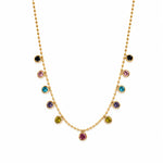 Rainbow Glow Crystal Necklace 3