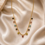 Rainbow Glow Crystal Necklace 4