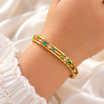 Rainbow Sparkle Gold Kids Kada 1