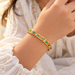 Rainbow Sparkle Gold Kids Kada 3