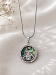 Silver Necklace With Evil Eye Pendent 3