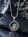 Silver Necklace With Evil Eye Pendent 4
