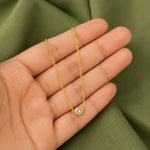 Solitaire Glow Minimal Necklace 3