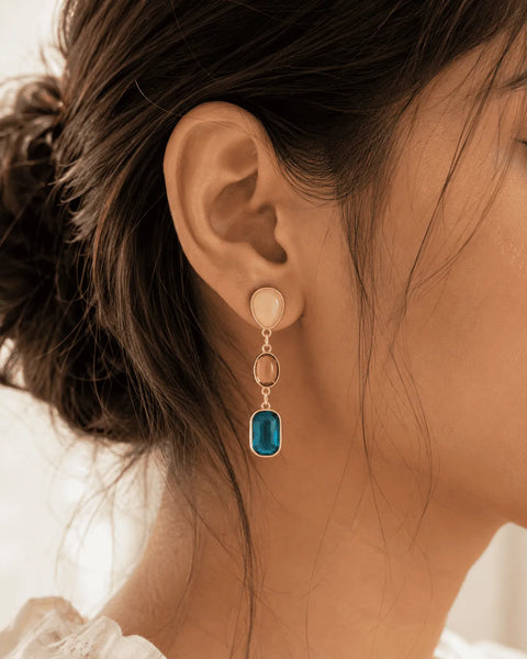 Trinity Gem Earrings