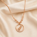 Trinity Hearts Rose Gold Pendant Necklace 4