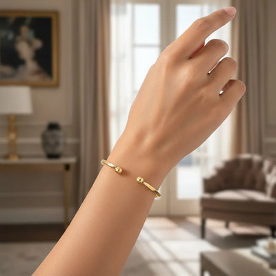 Velisse Twist Cuff Bangle Bracelet