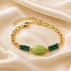 Ziva Lime Beaded Bracelet