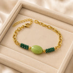Ziva Lime Beaded Bracelet 3